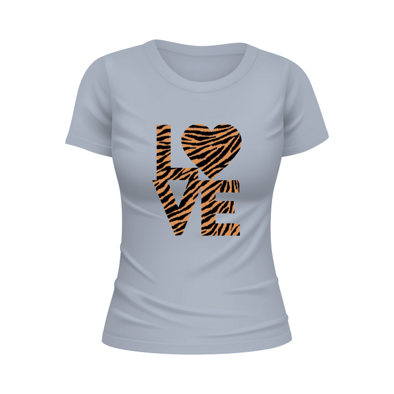 T-Shirt Feminina Gola Redonda Love